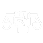 Outline of a raised fist holding a balance scale, symbolizing justice and empowerment in architecture design.